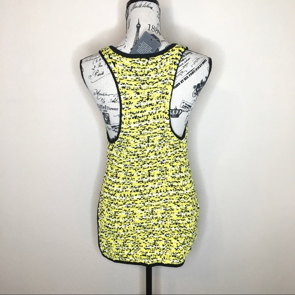 NWT RAG & BONE Viola Black Yellow Knit Tank Medium - Picture 4 of 10